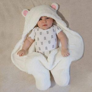 Jam Naturals Organic Cotton Baby Swaddle Blanket Wrap Blanket Pink 0-3M Sleep